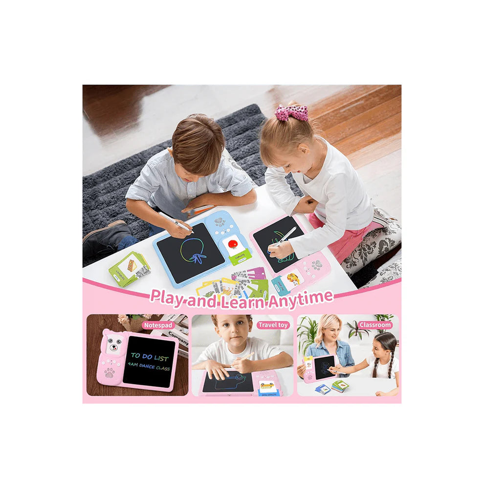 Learn & Draw Combo – Talking Flash Cards with Writing Tablet | 224 Flash Cards | Ages 2–8