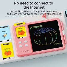 Learn & Draw Combo – Talking Flash Cards with Writing Tablet | 224 Flash Cards | Ages 2–8
