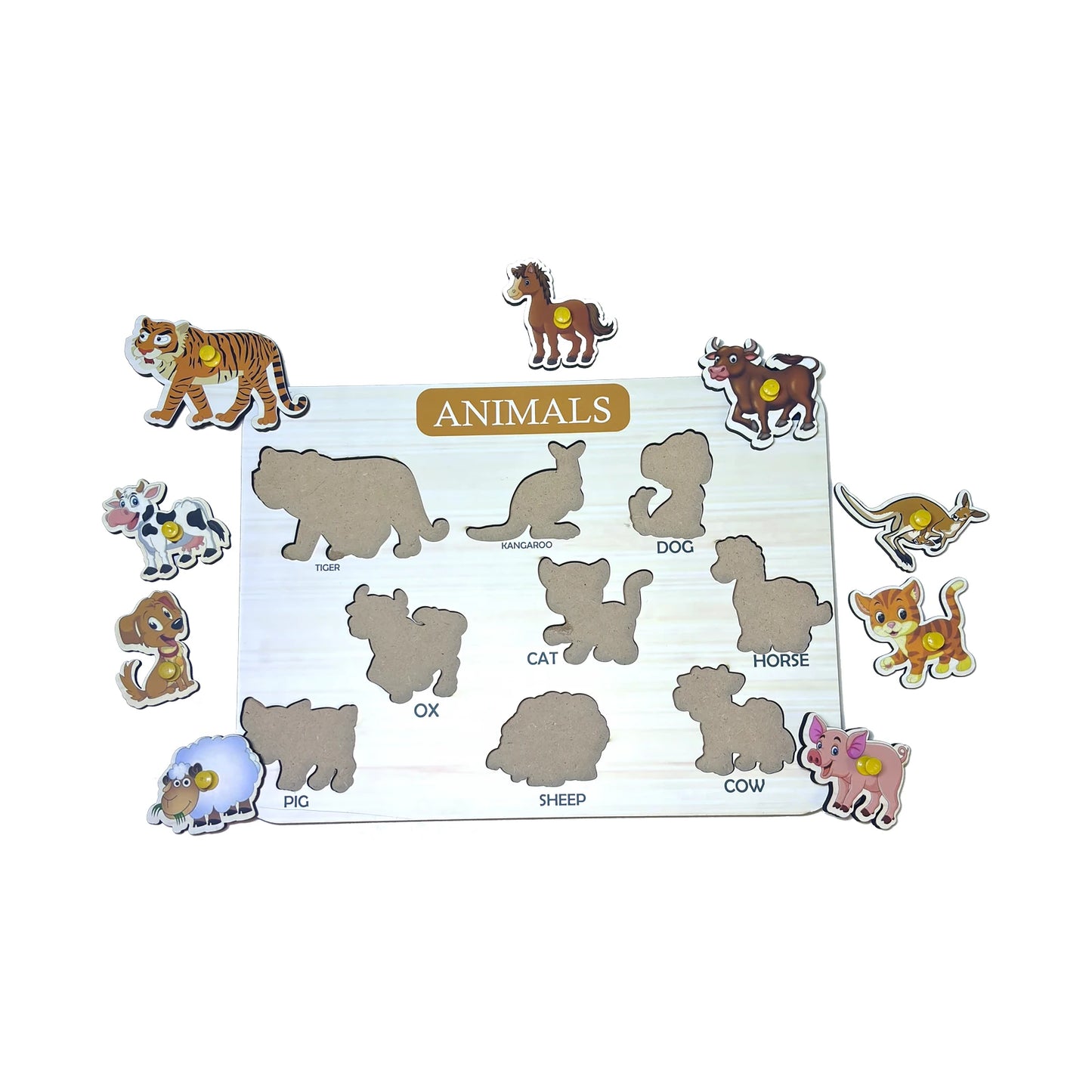 Animal Educational Tray – Early Childhood Education for Kids