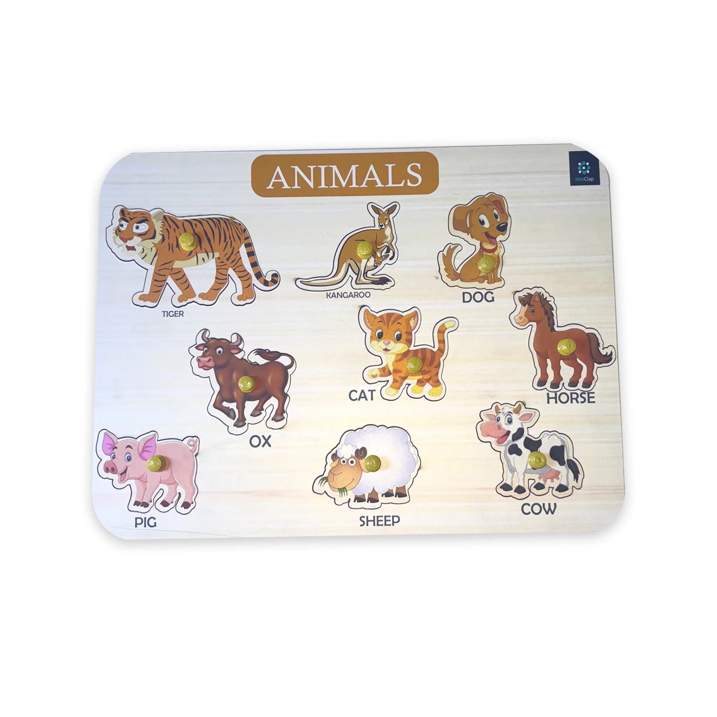Animal Educational Tray – Early Childhood Education for Kids