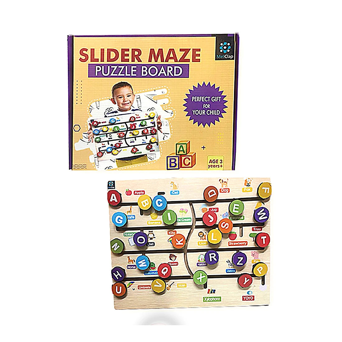 Slider Maze Alphabets , Age – 3 Years