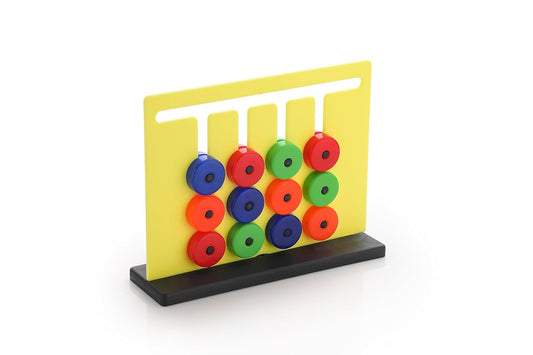 Learning Toys for Kid, Slide Puzzle Game Color Matching Brain Teasers Logic Game Preschool Educational Toys