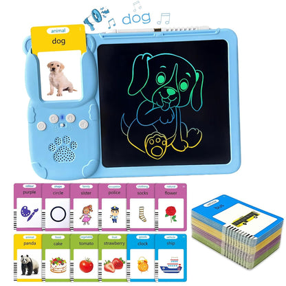 Learn & Draw Combo – Talking Flash Cards with Writing Tablet | 224 Flash Cards | Ages 2–8