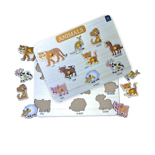 Animal Educational Tray – Early Childhood Education for Kids