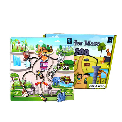 Slider Maze Zoo: Interactive Animal Adventure for Kids