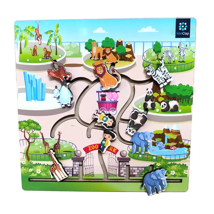 Slider Maze Zoo: Interactive Animal Adventure for Kids