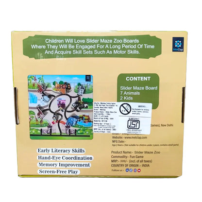 Slider Maze Zoo: Interactive Animal Adventure for Kids