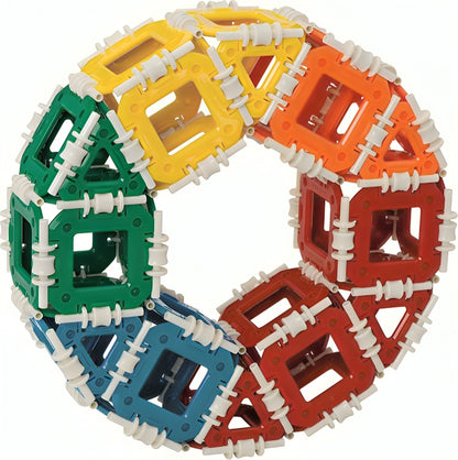 Building Blocks Toy Set – 160 PCS Educational STEM Construction Kit for Kids, 3D Learning Puzzle, Brain Development Toy for Boys & Girls (Age 3+).