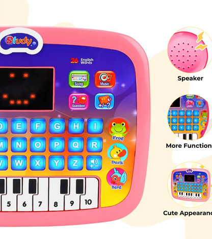 Kids Educational Tablet -Computer with Music and Fun Activities, Engaging Learning Toy for Toddlers| Ideal Educational Laptop with Games, Colorful