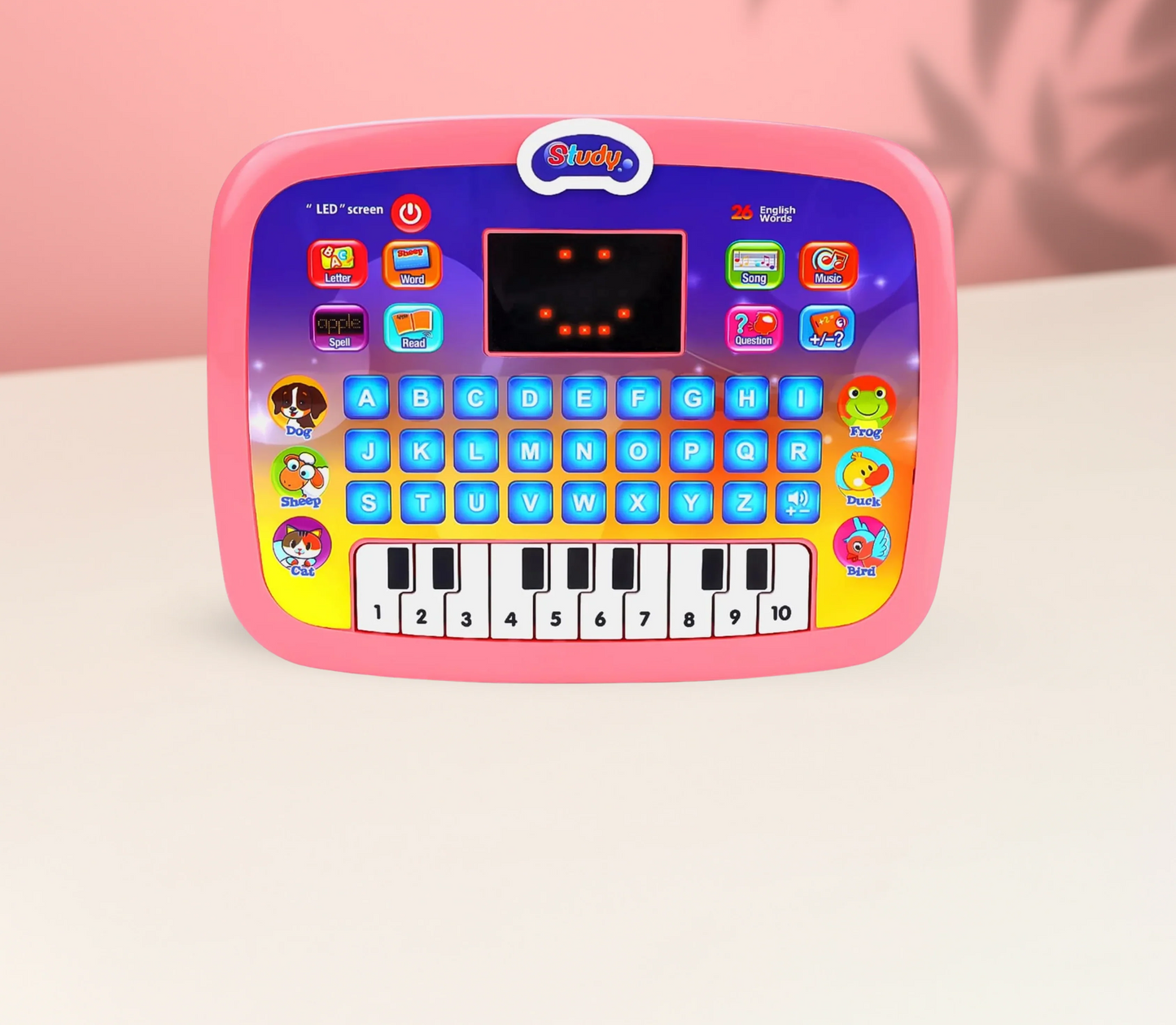 Kids Educational Tablet -Computer with Music and Fun Activities, Engaging Learning Toy for Toddlers| Ideal Educational Laptop with Games, Colorful